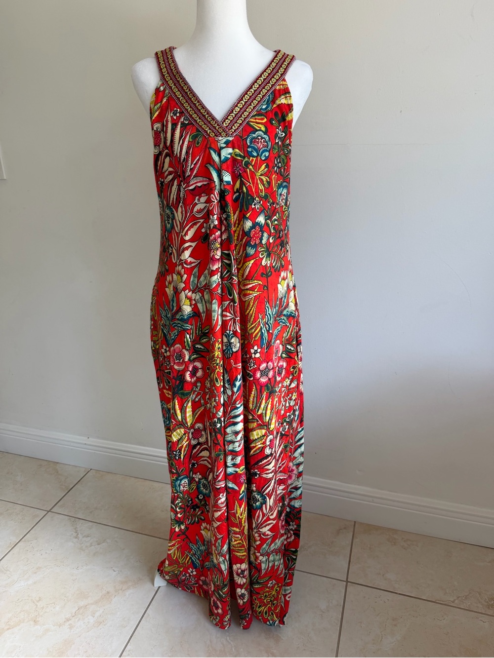 Soft Surroundings Women’s Maxi Dress size small Boho